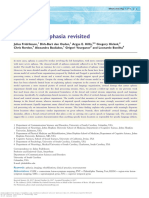 Aphasia-anatomÃ - A de La Afasia-Revision - 2018 PDF