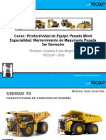 U10-Productividad de Camiones de Minería 2018-2