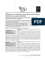 Actitudes de Los Estudiantes Universitarios Ante La Tutoría