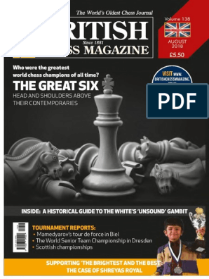 British Chess Magazine - August 2020, PDF, Chess