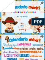 Calendario Movil de Toy Story Por Materiales Educativos Maestras PDF