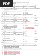 SAT Math Level 2 Practice Questions | PDF | Line (Geometry) | Ellipse