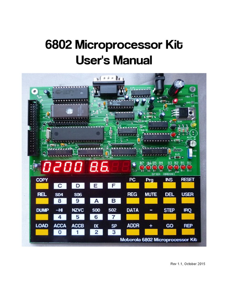 モニター 6802 User Manual | PDF | Computer Program | Programming