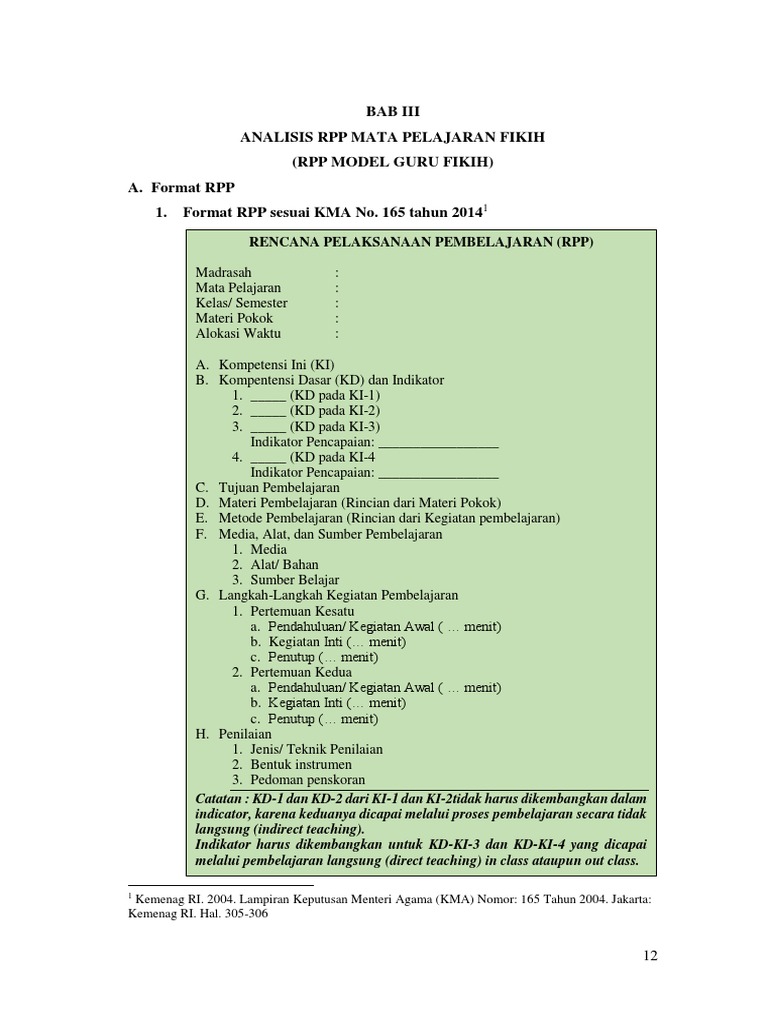 Bab 3 Analisis RPP Model Guru | PDF | Karier & Perkembangan | Bisnis