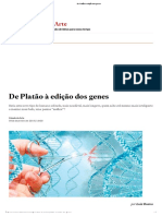 De Platão à Edição de Genes