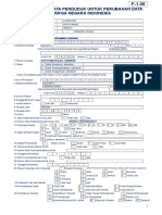 Formulir Perubahan Biodata Penduduk WNI F 1 06 AYU