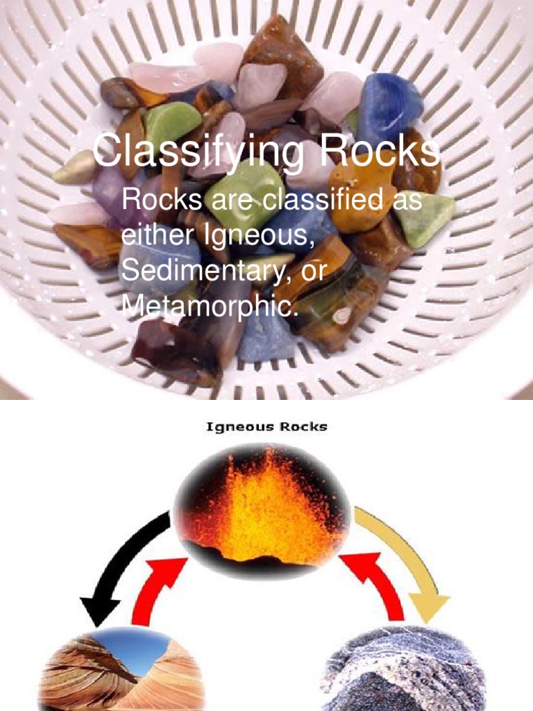 Classifying Rocks | PDF | Rock (Geology) | Sedimentary Rock