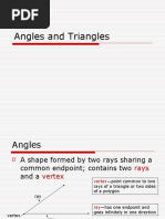 Angles and Triangles