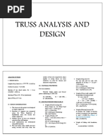 Truss Analysis and Design