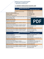 Calendario-Academico - Sabatino Uni 2019