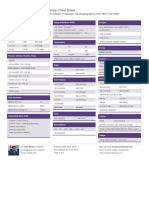 Bootstrap Cheat Sheet: by Via