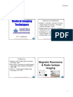 Medical Imaging Techniques: Magnetic Resonance & Radio Isotope Imaging