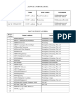 Jadwal Lomba Pramuka