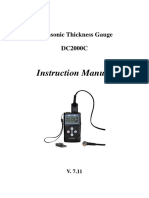 Set Up and Use Ultrasonic Thickness Gauge