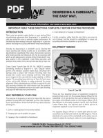 Degreeing A Camshaft... The Easy Way.: Important: Read These Directions Completely Before Starting Procedure