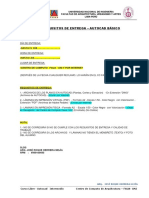 A-011 - Requisitos de Entrega Autocad Básico