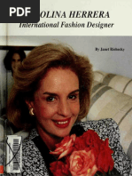 Carolina Herrera International Fashion Designer