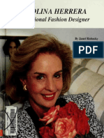 Carolina Herrera International Fashion Designer