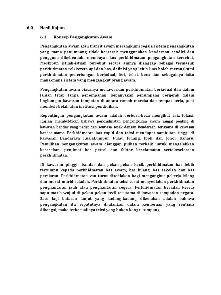 Konsep Pengangkutan Awam Pdf
