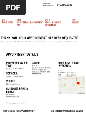 Schedule Appointment _ Firestone Complete Auto Care