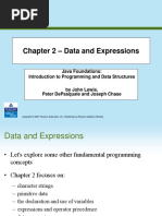 Data and Expressions in Java