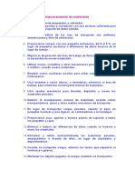 Manipulación y Almacenamiento de Materiales