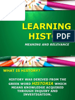 Meaning of History