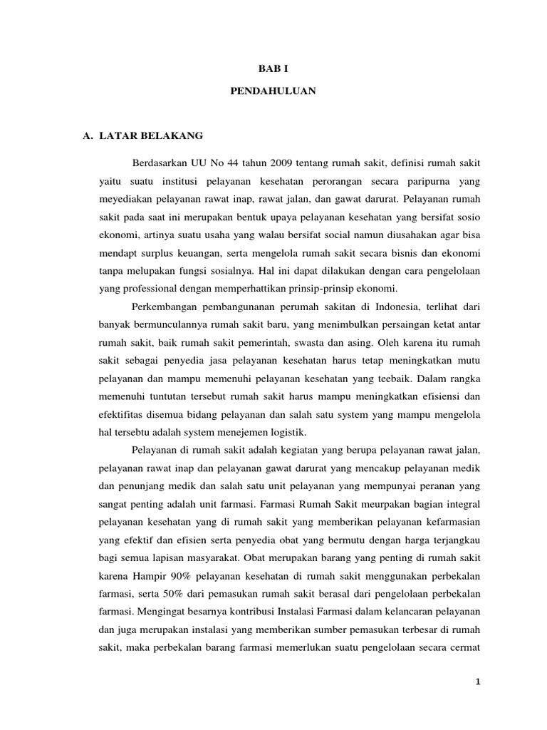 Makalah Manajemen Logistik Rumah Sakit Fixed Banget 2