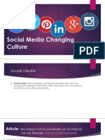 Social Media Changing Culture