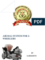 Air Bag System For 2-Wheelers