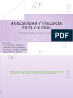 Agresividad y Violencia en El Colegio