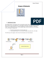 Usage of Dataset