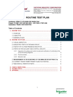 ROUTINE TEST PLAN FOR SUBSTATION