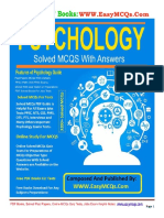 Psychology MCQs PDF Book by Dogar Publishers
