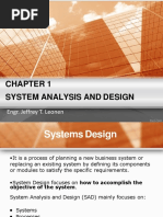 System Analysis and Design: Engr. Jeffrey T. Leonen