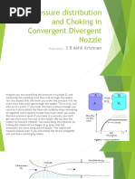 Pressure distribution and Choking in Convergent Divergent Nozzle.pptx