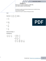 Soal Pengayaan Matematika Paket 1