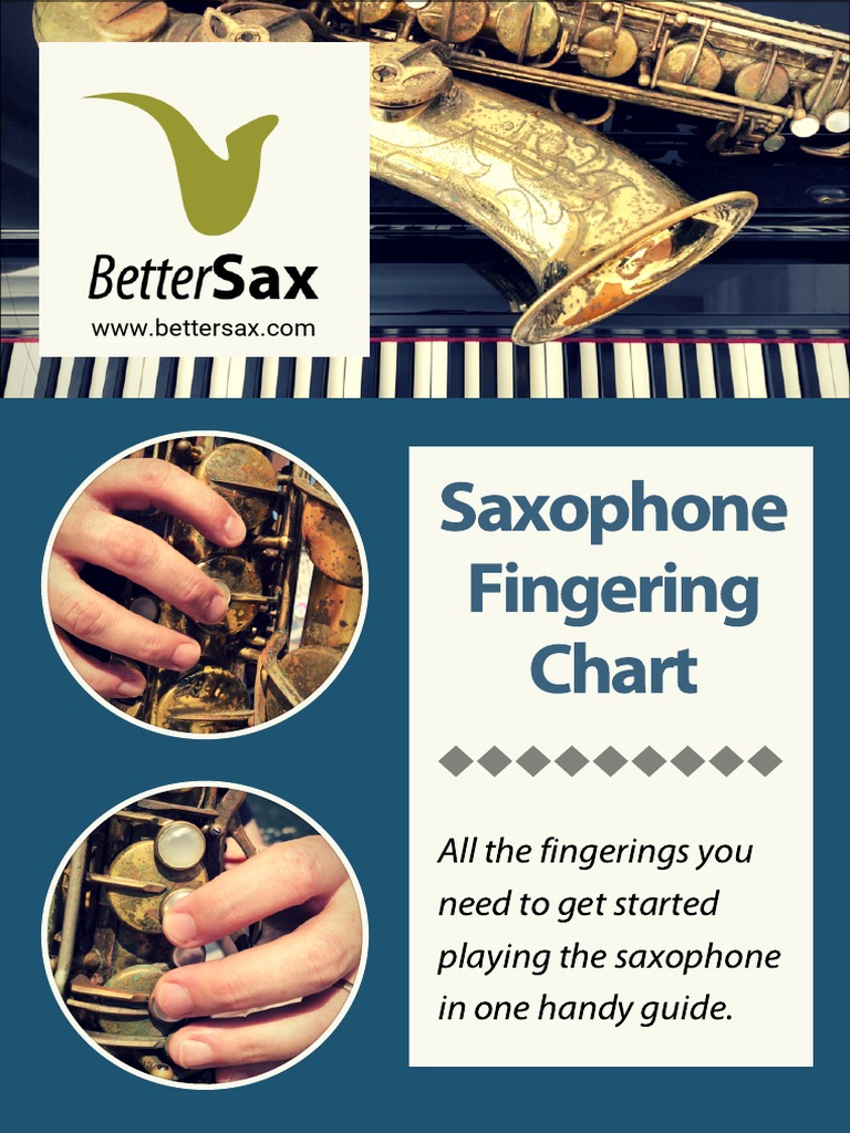 Saxophone Fingering Guide for Beginners | PDF | Hand | Limbs (Anatomy)