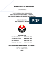 Dokumen - Tips - Proposal PKMP Tentang Desa Wisata PDF