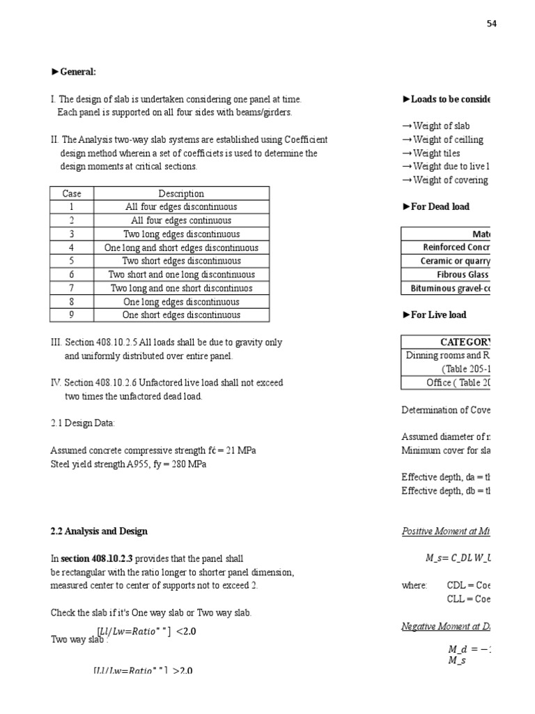 Two-Way Slab Design and Analysis Guide | PDF | Beam (Structure ...
