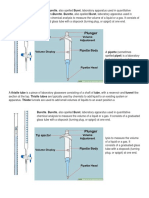 Burette. Burette, Also Spelled Buret, Laboratory Apparatus Used in Quantitative