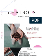 Chatbots: AI in Mental Health