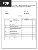 Index: Sathyabama Institute of Science and Technology