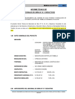 Informe de Adiconal y Deductivo Tambillo-Ayacucho