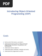 Introducing Object-Oriented Programming (OOP)