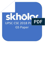 UPSC CSE 2018 Prelims GS Paper