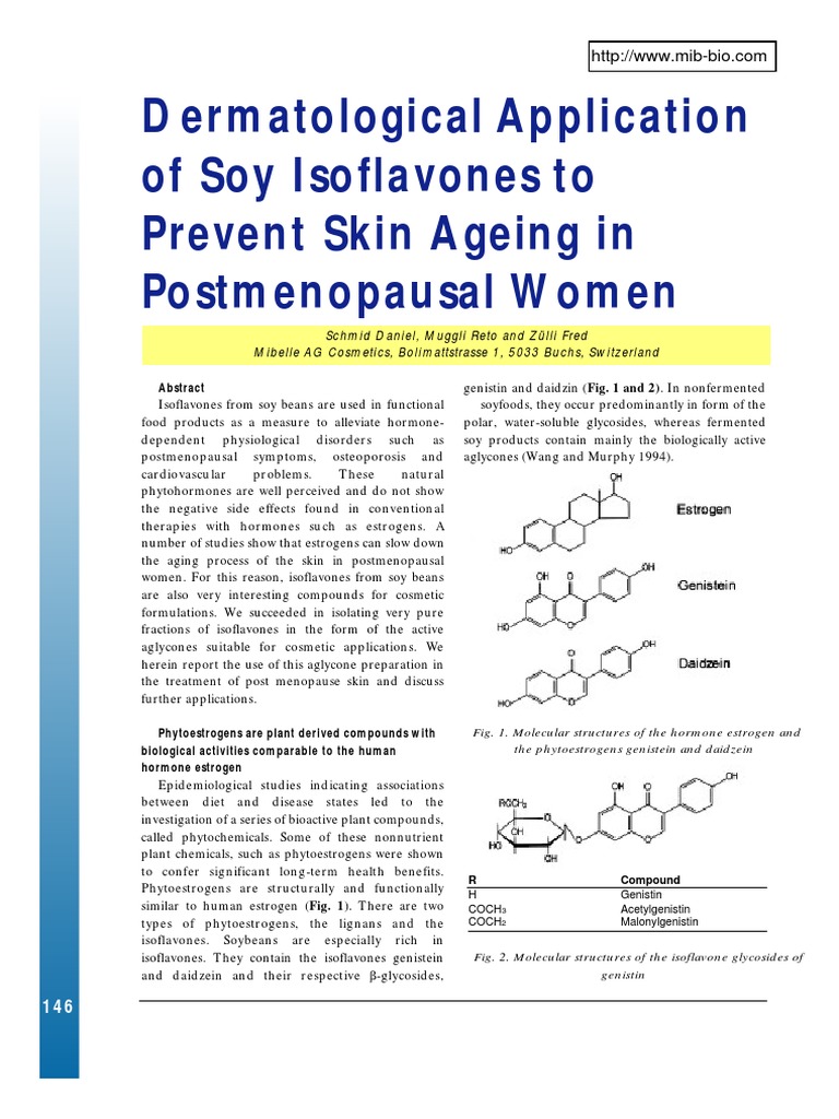 Lipobelle Soyaglycone Dermatological Application of Soy Isoflavones