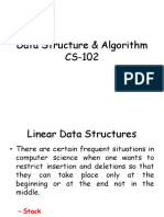 Data Structure & Algorithm CS-102