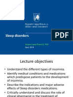 Sleep Disorders: Soubra Lama Pharm.D, PHD