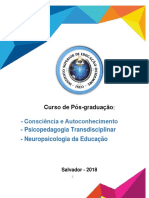 Curso de Pós-graduação sobre Consciência, Autoconhecimento e Neuropsicologia da Educação